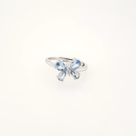 241900/005 NOMINATION ITALY CUBIC SHINE ME UP COLLECTION BLUE CUBIC ZIRCONIA BUTTERLFY ADJUSTABLE RING