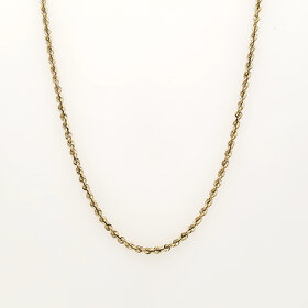 50419 14K YELLOW GOLD 18" 1.55MM ROPE CHAIN