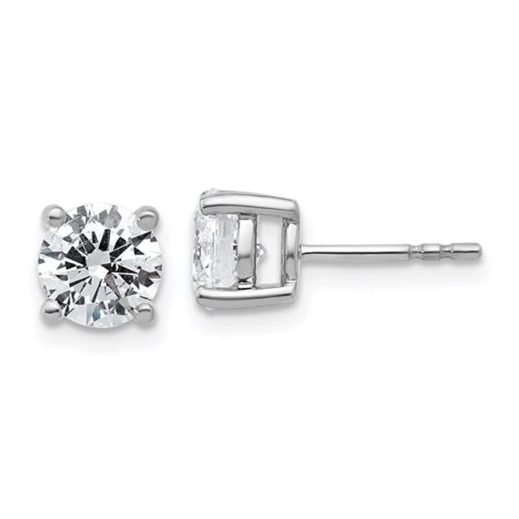 31434 14K WHITE GOLD 1.50CTW LAB GROWN DIAMOND STUDS