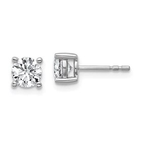 31432 14K WHITE GOLD 1CTW LAB GROWN DIAMOND STUDS