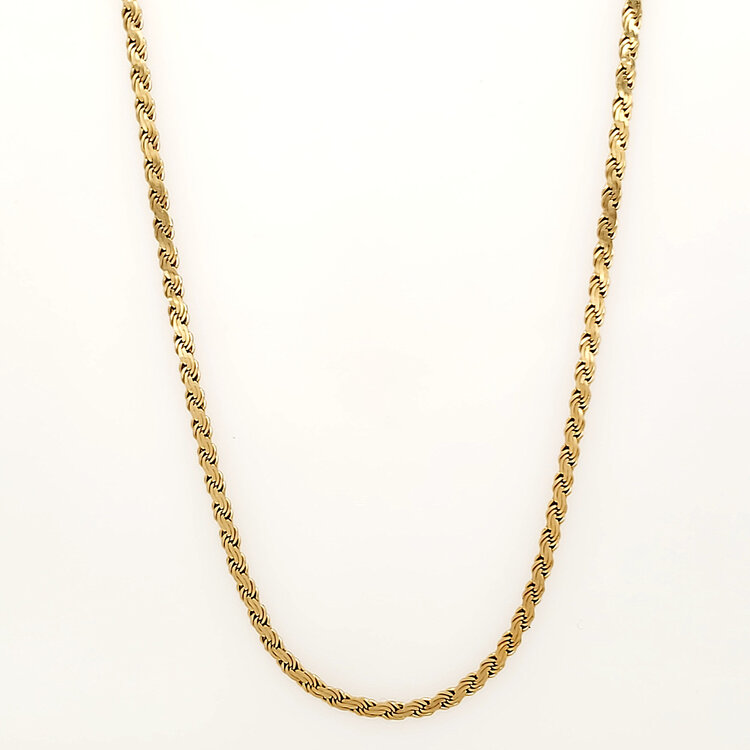 50423 14K YELLOW GOLD 16” FLAT ‘S’ LINK CHAIN