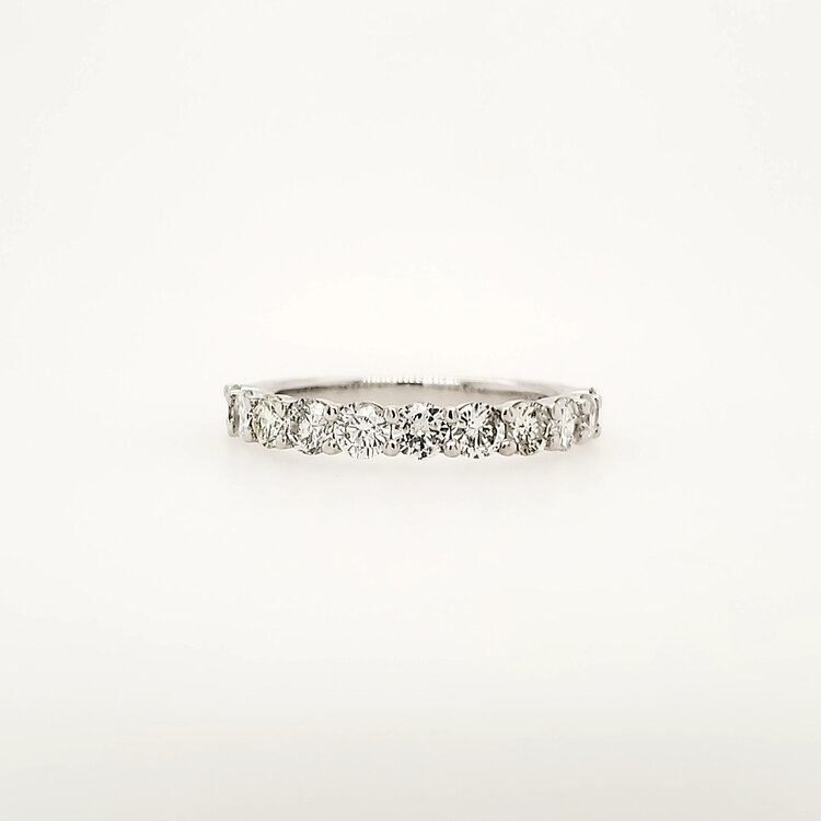 475288 14K WHITE GOLD .25CTW DIAMOND FOUR PRONG WEDDING BAND