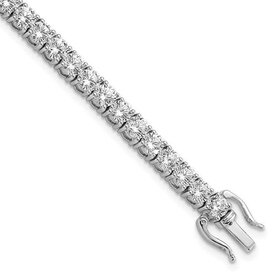 20501 14K WHITE GOLD 1CTW LAB GROWN DIAMOND TENNIS BRACELET