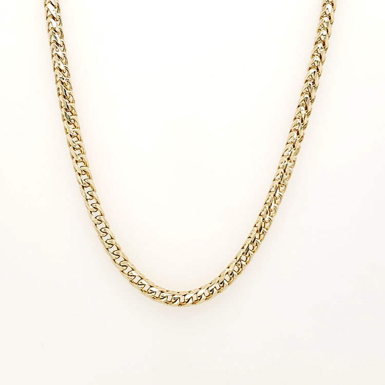 50441 14K YELLOW GOLD 22" 2.60MM FRANCO CHAIN