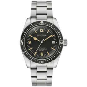 BULOVA CARAVELLE BLACK DIAL SEA HUNTER WATCH