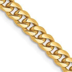 50091 14K YELLOW GOLD 22" 3.30MM  MIAMI CUBAN LINK CHAIN
