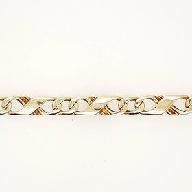 25137 14K YELLOW GOLD FIGURE 8 LINK BRACELET
