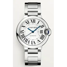 10065 PRE OWNED CARTIER BALLON BLEU STAINLESS STEEL 33MM SAPPHIRE CRYSTAL MECHANICAL MOVEMENT WITH AUTOMATIC WINDING LADIES WATCH