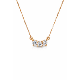 70769 14K YELLOW GOLD .70CTW THREE DIAMOND NECKLACE