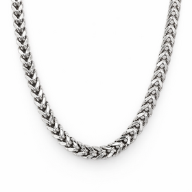 50053 14K WHITE GOLD  28"  4.75MM  FRANCO CHAIN