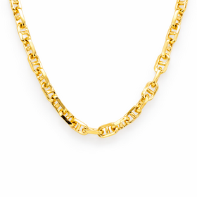 50238 14K YELLOW GOLD 24" 3.50MM GUCCI ANCHOR LINK CHAIN