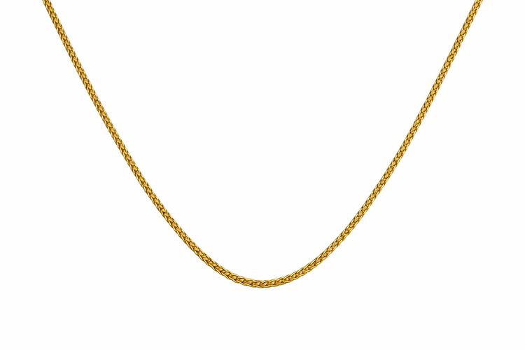 50458 14K YELLOW GOLD 18" 1.35MM SPIGA CHAIN