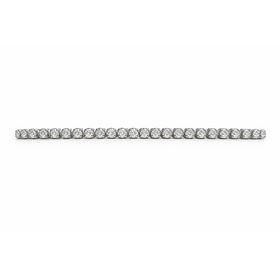 20073 14K WHITE GOLD 1.27CTW DIAMOND 4  PRONGS TENNIS BRACELET