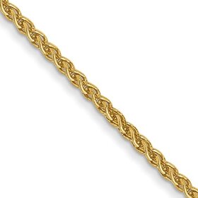 50096 14K YELLOW GOLD 18" 1MM  SPIGA CHAIN