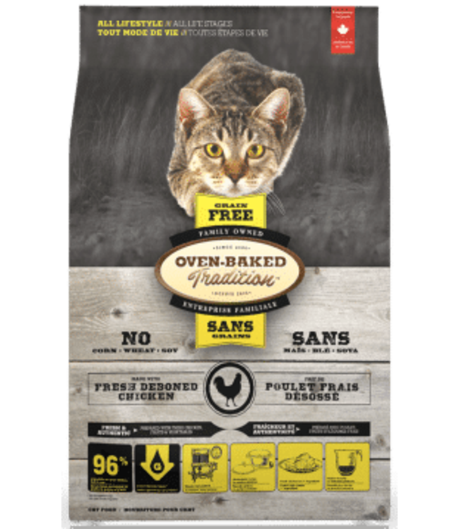 Oven-Baked Tradition Grain-Free Chicken Food for Cats