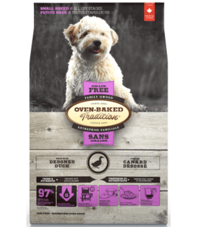 Oven-Baked Tradition Grain-free food for small dog - Duck