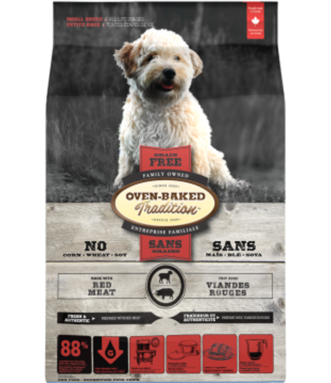 Oven-Baked Tradition Grain-free food for small dog - Red meat