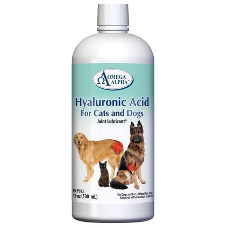 Omega Alpha Acide hyaluronique pour chats et chiens