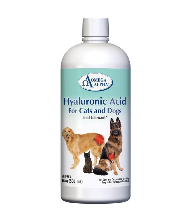 Omega Alpha Acide hyaluronique pour chats & chiens