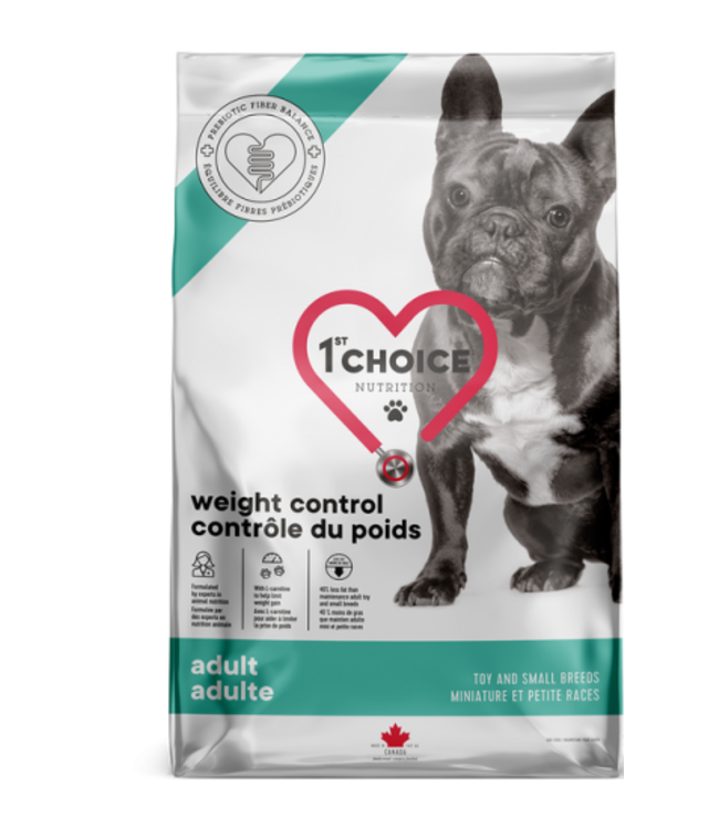 1st Choice Weight Control Formula for Toy & Small Breeds Adult Dogs