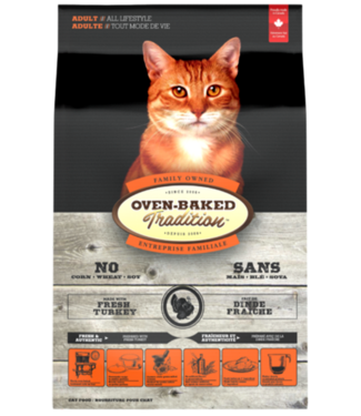 Oven-Baked Tradition Food for adult cats of all lifestyle – Turkey