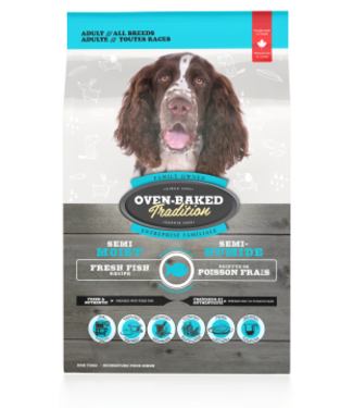 Oven-Baked Tradition Semi-moist food for all breed adult dogs – Fish