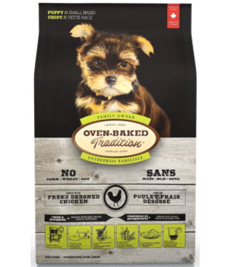 Oven-Baked Tradition Food for small breed puppies – Chicken