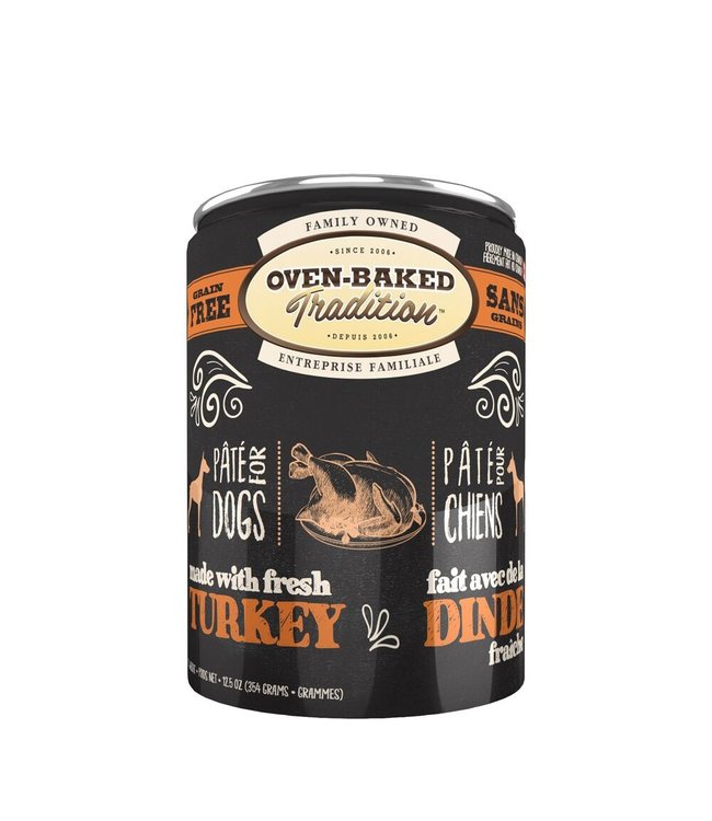 Oven-Baked Tradition Conserve chien à  la dinde