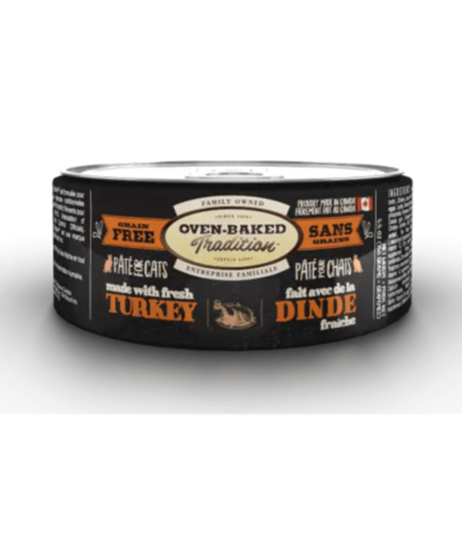 Oven-Baked Tradition Grain-free pâté for adult cats – Turkey