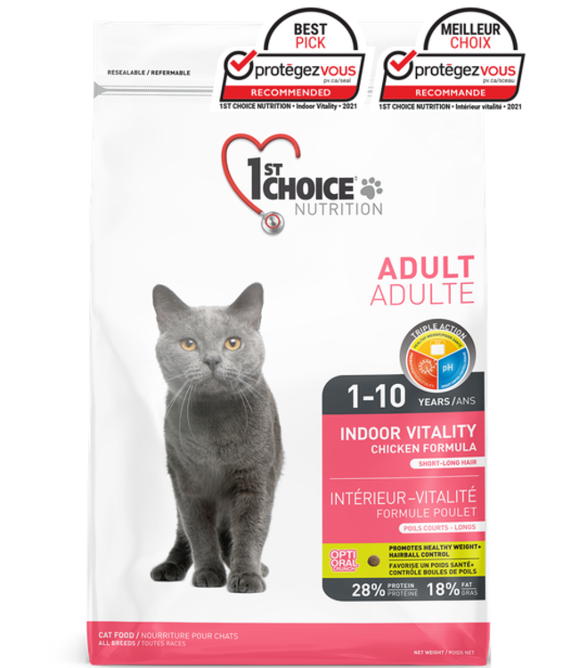 1st Choice Formule Intérieur Vitalité pour Chat