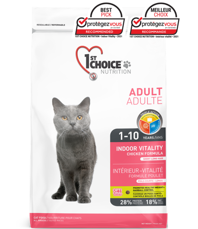 1st Choice Indoor Vitality for all Breeds Adult Cats