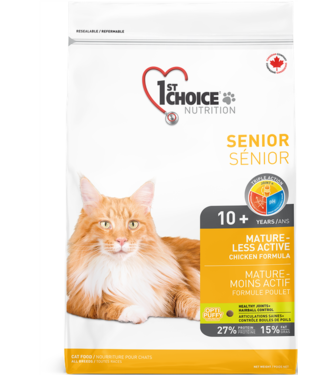 1st Choice Formule Senior Moins Actif pour Chat