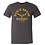 Ranch Brand T-Shirt gris foncé logo jaune pour homme