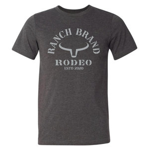 Ranch Brand T-Shirt Rodeo Gris foncé logo gris