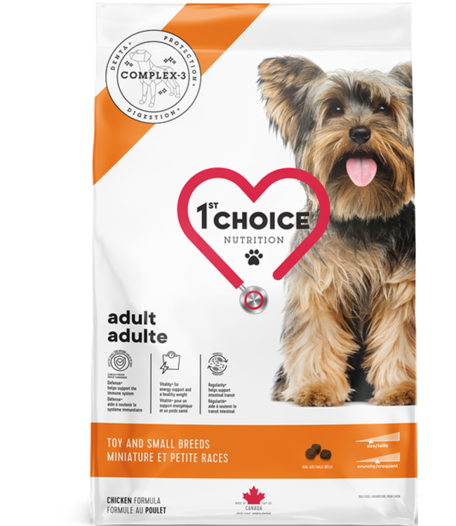 1st Choice Chicken Formula for Toy & Small Breeds Adult Dogs
