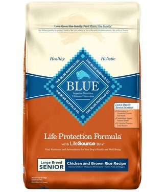 Blue Buffalo Life Protection Formula - Chien Grande race Sénior Poulet et riz brun