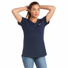 Ariat T-shirt Rebar cotton V-neck pour femmes