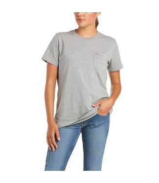 Ariat T-Shirt de travail Rebar Cotton strong pour femmes