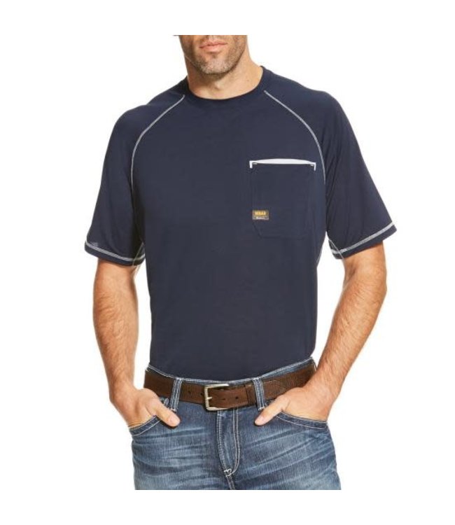 Ariat T-Shirt de travail Rebar Sunstopper pour hommes