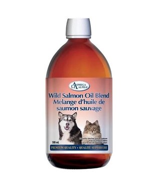 Supplément d'huile de saumon et poisson sauvage de l'océan pour chiens -  Sherbrooke Canin