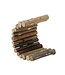 Living world TreeHouse Real Wood Logs