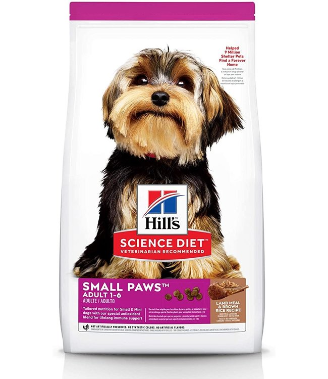 Hill's Science Diet Chien adulte Small Paws à l'Agneau