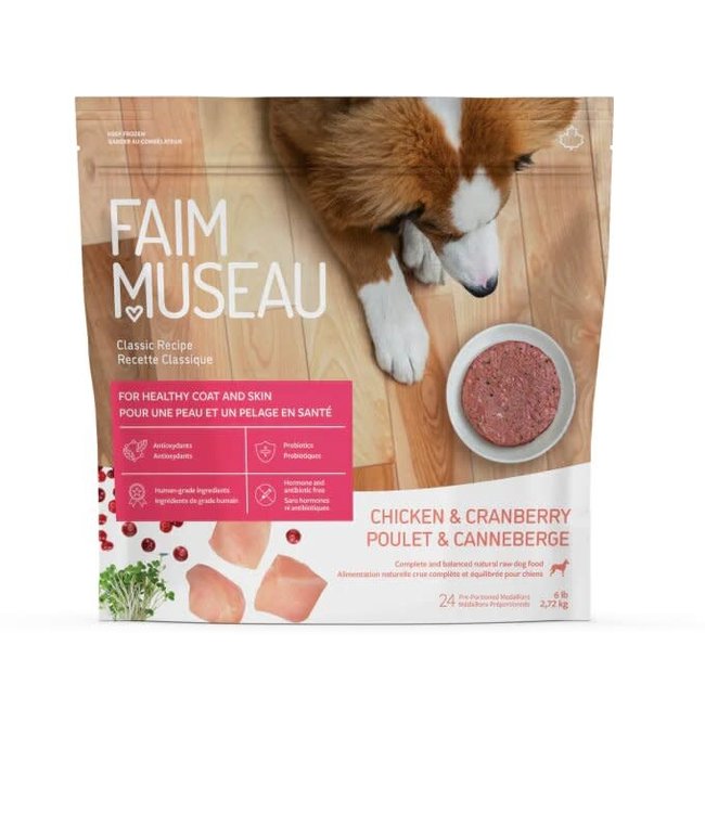 Faim Museau Chien Poulet & Canneberges