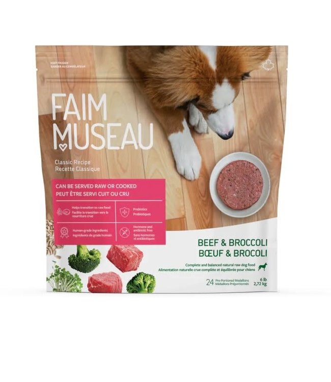 Faim Museau Chien Bœuf & Brocoli