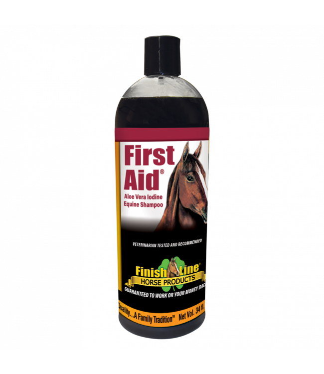 Finish line First Aid iodine/aloe shampoo