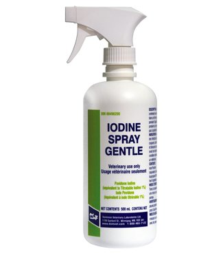 Dominion vet Iodine spray gentle