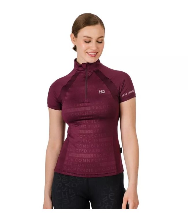 Horseware Aveen Tech Half Zip Short Sleeve Sweater