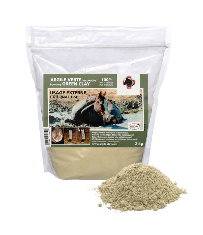 Secourisme Équin External green clay powder