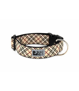 RC Pets Collier pour chiens Wide clip Tan Tartan