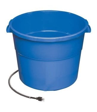 API Blue heating bucket for animals